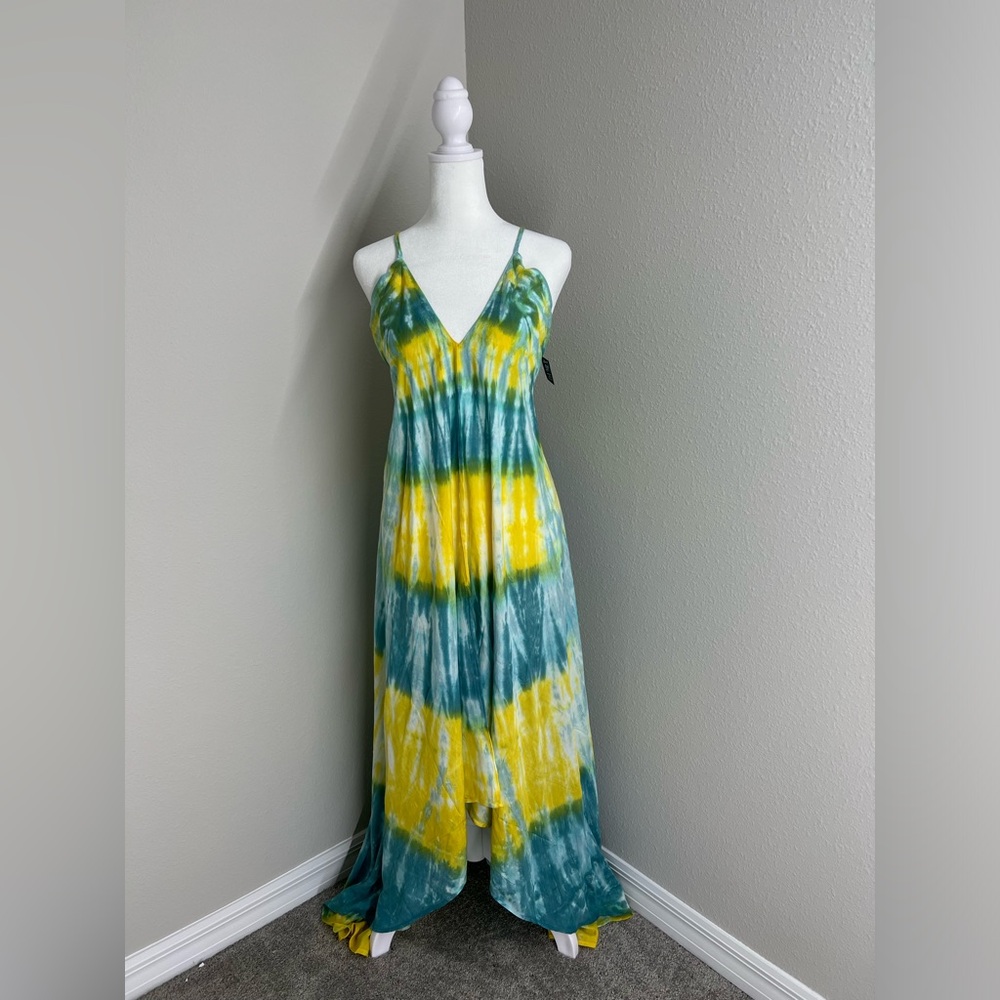 Tie-dye Maxi Dress / Cover Up - Handmade - NEW